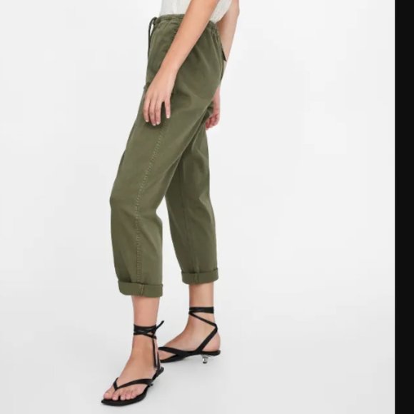 Zara - Fisherman Pants 632/051/505 | Size Medium | Mossy Olive Green - Picture 4 of 13